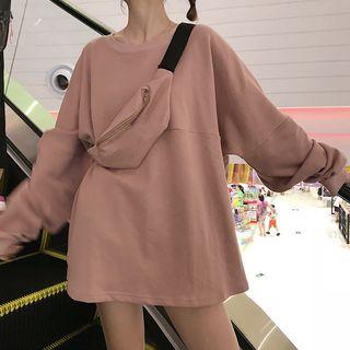 Set: Plain Pullover + Sling Bag
