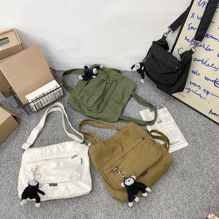 Plain Shoulder Bag / Charm / Set