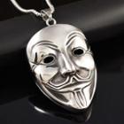 Stainless Steel Mask Pendant Necklace