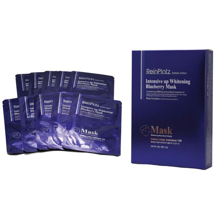 Reinplatz - Intensive Up Whitening Blueberry Mask 10 Pcs