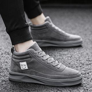 Smiley Face High Top Sneakers