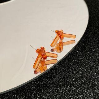 Acrylic Knot Stud Earring