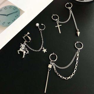Alloy Chain Dangle Earring (various Designs)