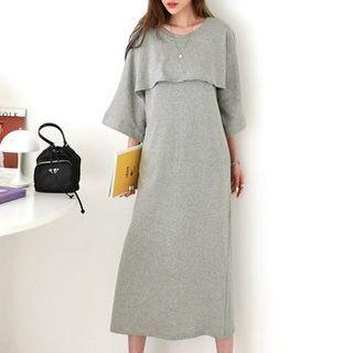 Set: Bolero T-shirt + Midi Tank Dress