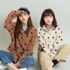 Polka Dot Corduroy Shirt