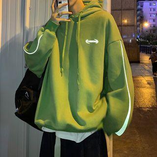 Contrast-trim Oversize Hoodie