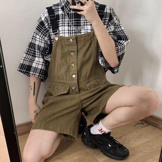 Wide-leg Cargo Jumper Shorts