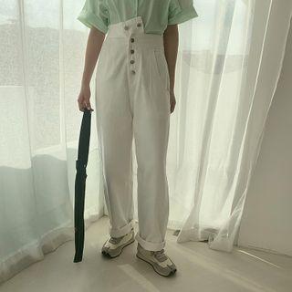 One Shoulder Jumper Pants