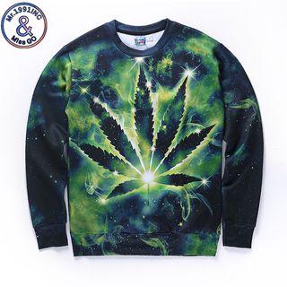 Weed Print Short-sleeve T-shirt
