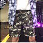 Ripped Camouflage Shorts