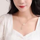 Wing Pendant Necklace 1 Piece - Necklace - White & Gold - One Size