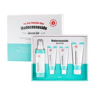 Apieu - Madecassoside Special Set: Fluid 200ml + Cica Gel 50ml + Cream 50ml + Cleansing Foam 100ml 4pcs