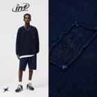 Washed Denim Pocket T-shirt