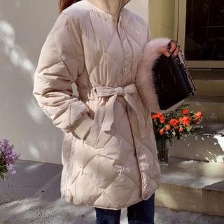 Zip-side Duck Down Padded Jacket
