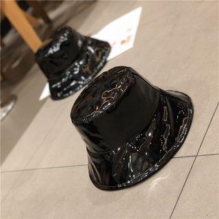 Patent Bucket Hat Black - M