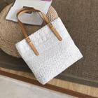 Lace Buckled Tote