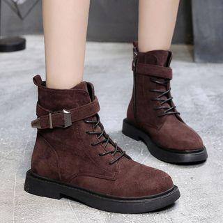 Buckle Strap Short Boots