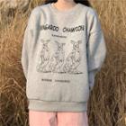 Animal Printed Sweatshirt