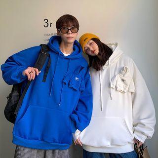 Plush-accent Hoodie