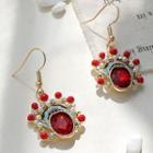 Chinese Opera Mask Drop Earring / Clip-on Earring