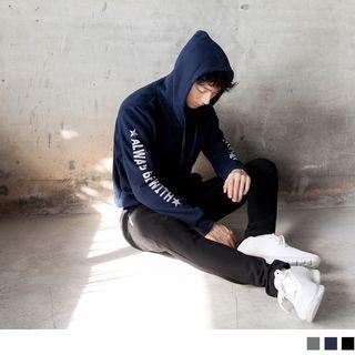 Long Sleeve Letter Print Hoodie