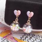 Glass Bead Dangle Earring 1 Pair - As Shown In Figure - One Size