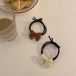 Bow Resin Hair Tie