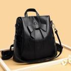 Genuine Leather Bow Backpack