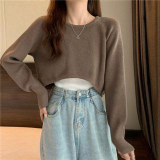 Knit Crop Top / Camisole Top