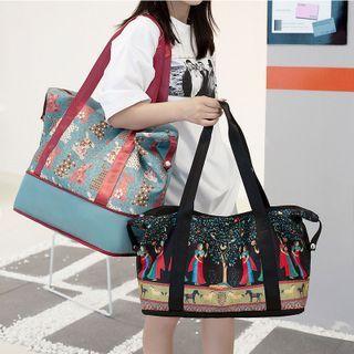 Floral Print Carryall Bag