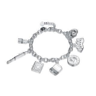 Fashion Creative Pendant Bracelet Silver - One Size