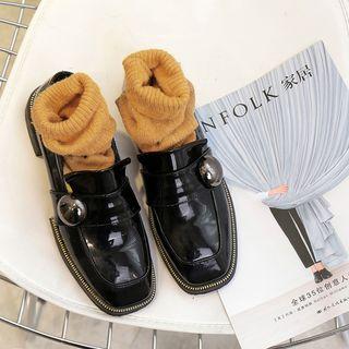 Button Detail Loafers