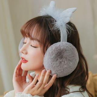 Plain Knot Chenille Earmuffs