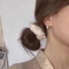Rhinestone Ring / Earring 1 Pair - As Shown In Figure - One Size