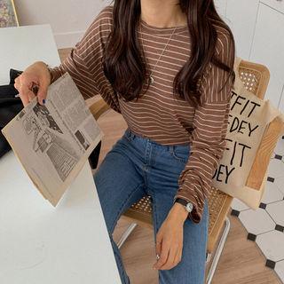 Boxy-fit M Lange Stripe T-shirt
