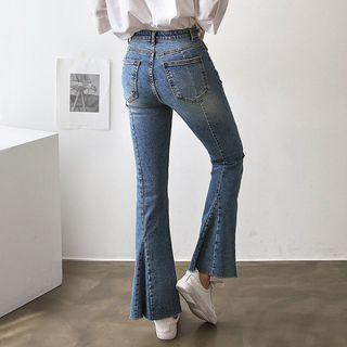 Godet-hem Boot-cut Jeans