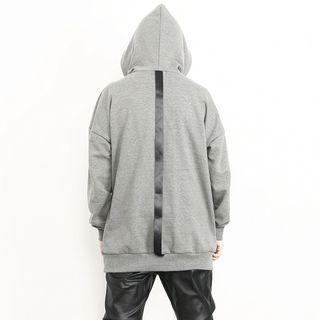Strap-detail Boxy-fit Hoodie
