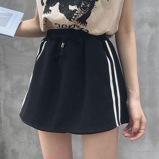 Sports Stripe Mini Skirt