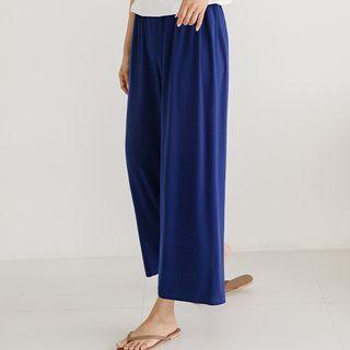 Set Of 2: Colored Wide-leg Pants