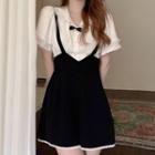 Set: Short-sleeve Shirt + Jumper Shorts