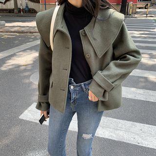 Single-breasted Collared Jacket