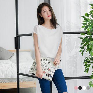 Mesh Crochet Longline Top