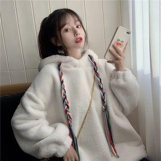 Strappy Furry Hoodie