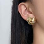 Alloy Stud Earring 1 Pair - 14k Gold - Gold - One Size
