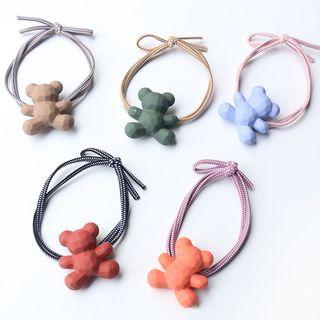 Plastic Bear / Heart Hair Tie