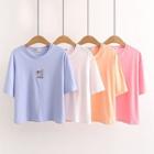 Elbow-sleeve Milk Cow T-shirt