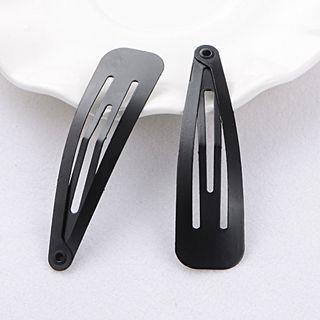 Alloy Hair Clip 1 Pc - Black - One Size