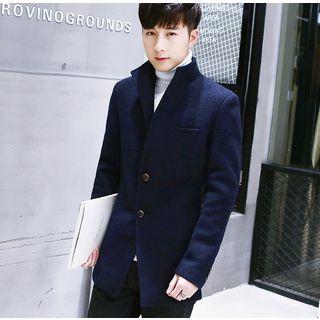 Fleece-lining Tweed Jacket