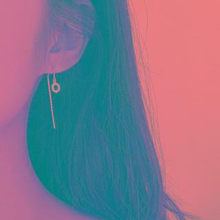 Hoop & Bar Drop Earring