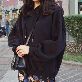 Plain Sweatshirt Black - One Size